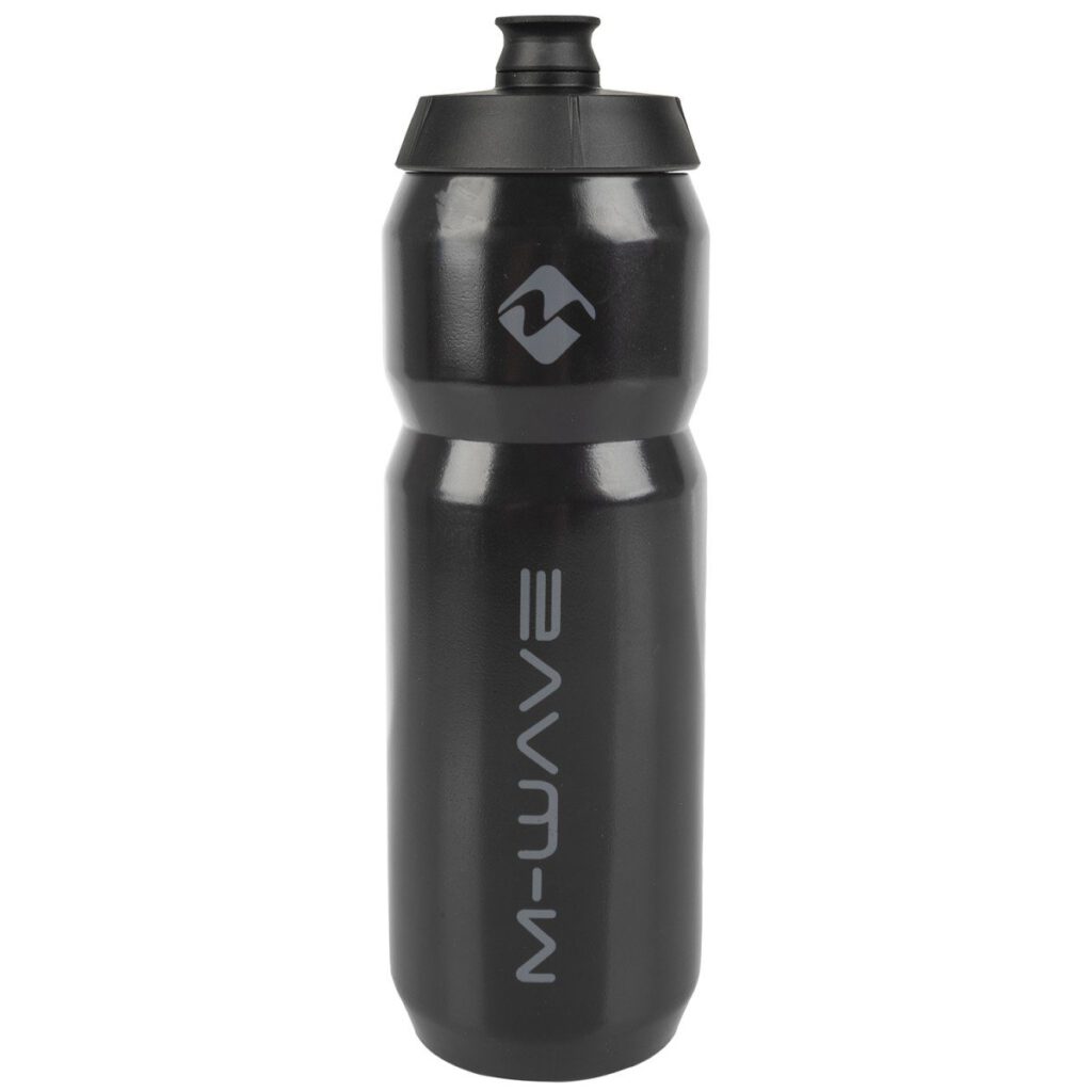 Bidon m-wave 750ml met indicator zwart