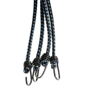 Simson spinbinder zwart-blauw met veiligheidsklem