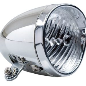 Koplamp classic Chroom incl. batterijen