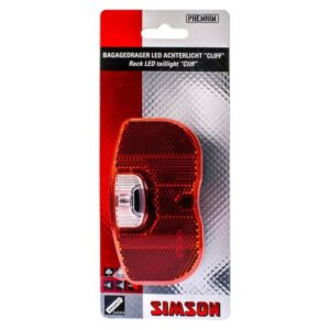 Achterlicht Simson Cliff 1led on/off drager refelector