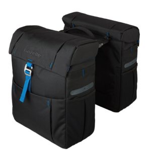Tas dubbel black spark blue adapter Mik