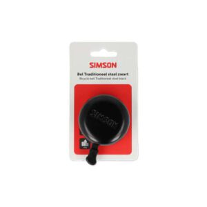 Bel Simson traditioneel zwart staal