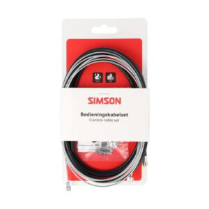 Remkabel Simson zwart compleet uni