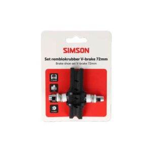 Remblokken Simson v-brake 72 mm