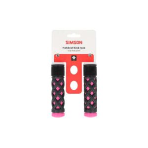 Handvatten Simson kinder roze-zwart