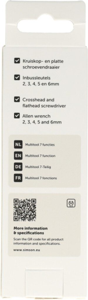 Multitool Simson 7 functies