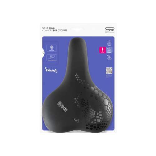 Zadel Sr 8069 dames classic freeway slow fit foam zwart soft touch mokka