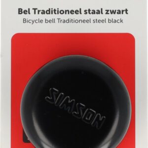 Bel Simson traditioneel zwart staal