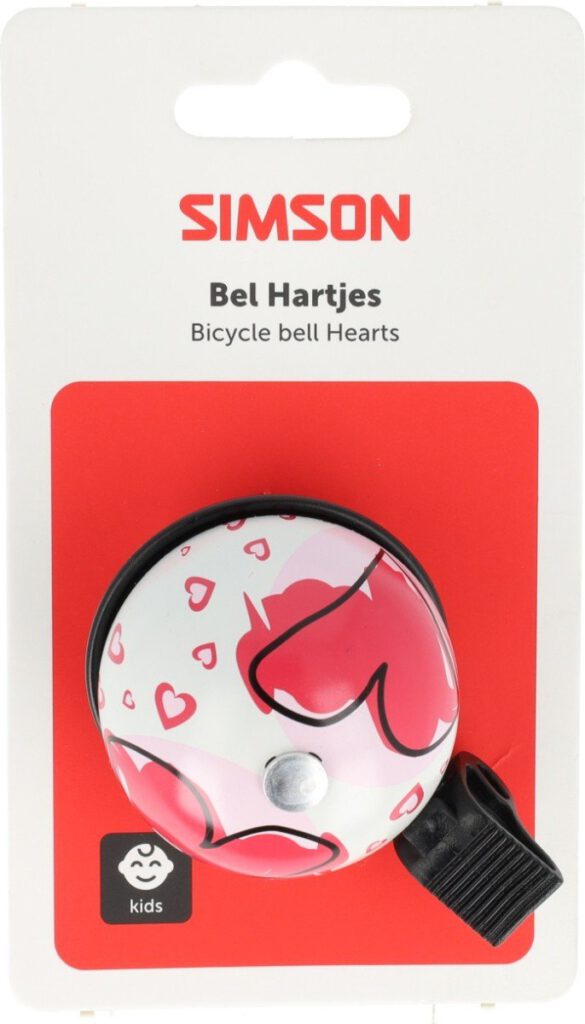 Bel Simson kinderbel hartjes