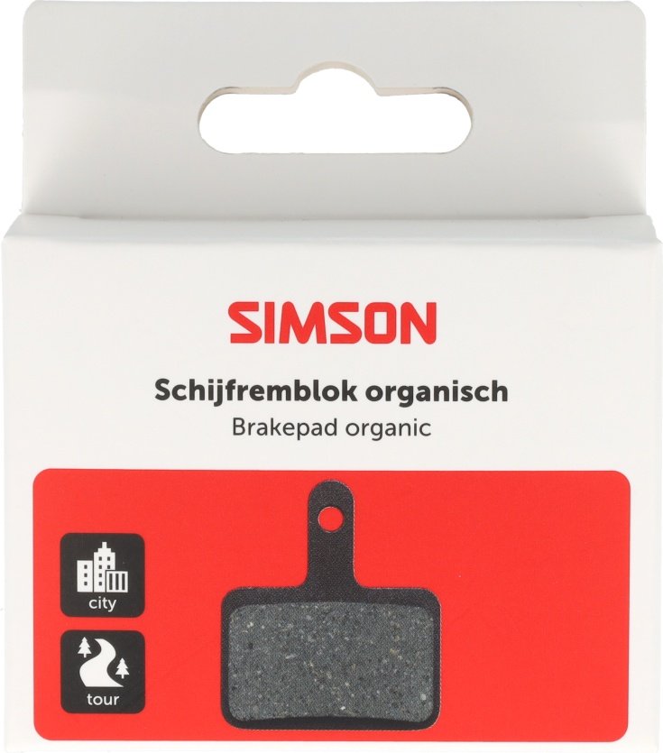 Schijfremblokken Simson Organisch