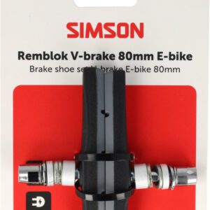 Remblokken Simson v-brake 80mm