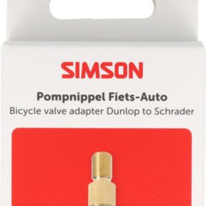 Verloopnippel Simson fiets auto