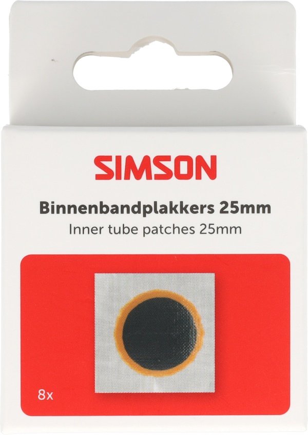 Binnenbandpleisters Simson 25mm rond