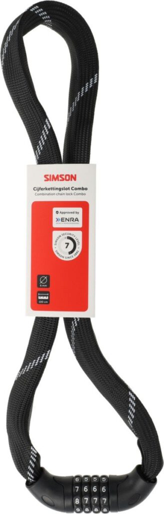 Kettingslot Simson combo cijferslot