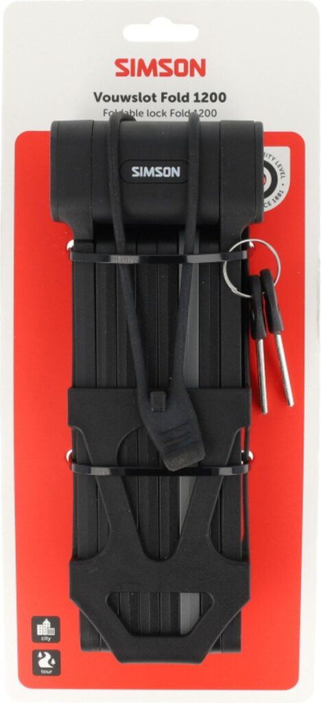 Vouwslot Simson fold 120cm bk111