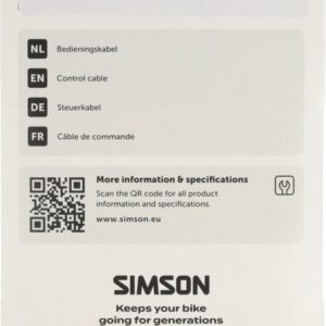 Binnenkabel Simson der/versn 2.25